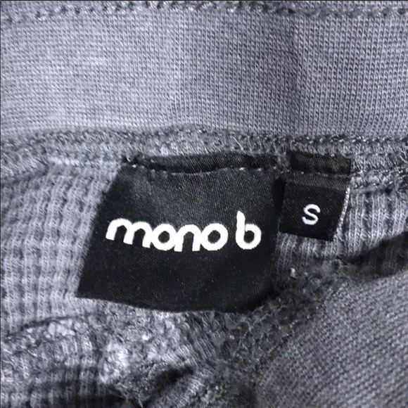 Mono b Waffle Mineral Washed Skinny Jogger - Picture 4 of 5